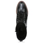 mujer Naturalizer ante negro/cuero bota impermeable val RTZ4T668 - Imagen 4