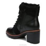 mujer Naturalizer ante negro/cuero bota impermeable val RTZ4T668 - Imagen 8