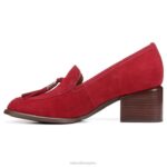 mujer Naturalizer ante rojo rubí mocasín trixie RTZ4T655 - Imagen 3