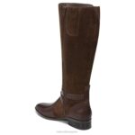 mujer Naturalizer barra de chocolate de cuero bota de montar rena de pantorrilla ancha RTZ4T255 - Imagen 7