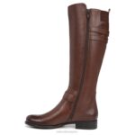mujer Naturalizer barra de chocolate de cuero botas hasta la rodilla jessie RTZ4T278 - Imagen 3