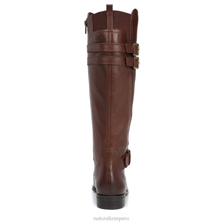 mujer Naturalizer barra de chocolate de cuero botas hasta la rodilla jessie RTZ4T278 - Imagen 6