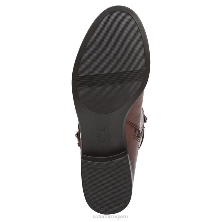 mujer Naturalizer barra de chocolate de cuero botas hasta la rodilla jessie RTZ4T278 - Imagen 7