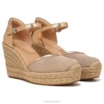 mujer Naturalizer bianca taupe/bronce fbr sandalia alpargata bianca RTZ4T519