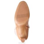 mujer Naturalizer café de cuero bota alta henny hasta la rodilla RTZ4T624 - Imagen 6