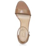 mujer Naturalizer café de cuero sandalia de vestir vera RTZ4T6 - Imagen 4