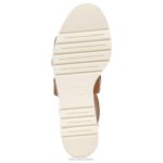 mujer Naturalizer caramelo sintético sandalia con cuña soul goodtimes RTZ4T574 - Imagen 7
