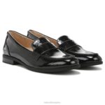 mujer Naturalizer charol negro mocasín milo RTZ4T395