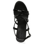 mujer Naturalizer charol negro sandalia de vestir luisa RTZ4T224 - Imagen 4
