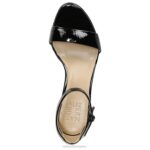 mujer Naturalizer charol negro sandalia de vestir vera RTZ4T10 - Imagen 4