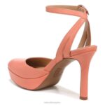 mujer Naturalizer coral melocotón sintético zapatos de tacón con correa en el tobillo clarice RTZ4T174 - Imagen 8