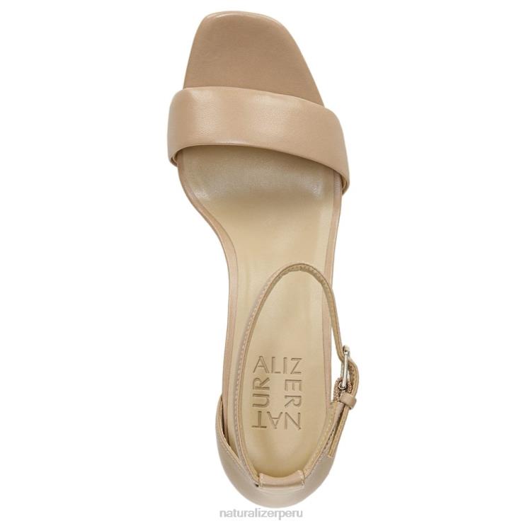 mujer Naturalizer crema brulée de cuero sandalia de vestir alegría RTZ4T68 - Imagen 4