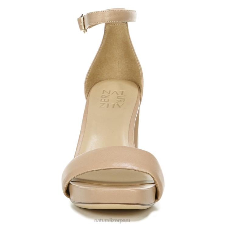 mujer Naturalizer crema brulée de cuero sandalia de vestir alegría RTZ4T68 - Imagen 5
