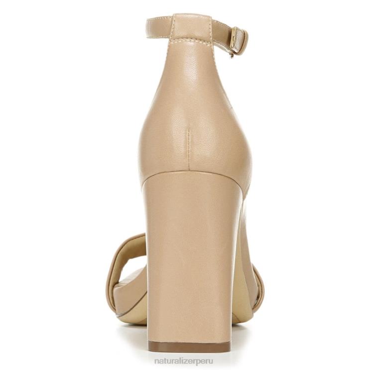mujer Naturalizer crema brulée de cuero sandalia de vestir alegría RTZ4T68 - Imagen 6