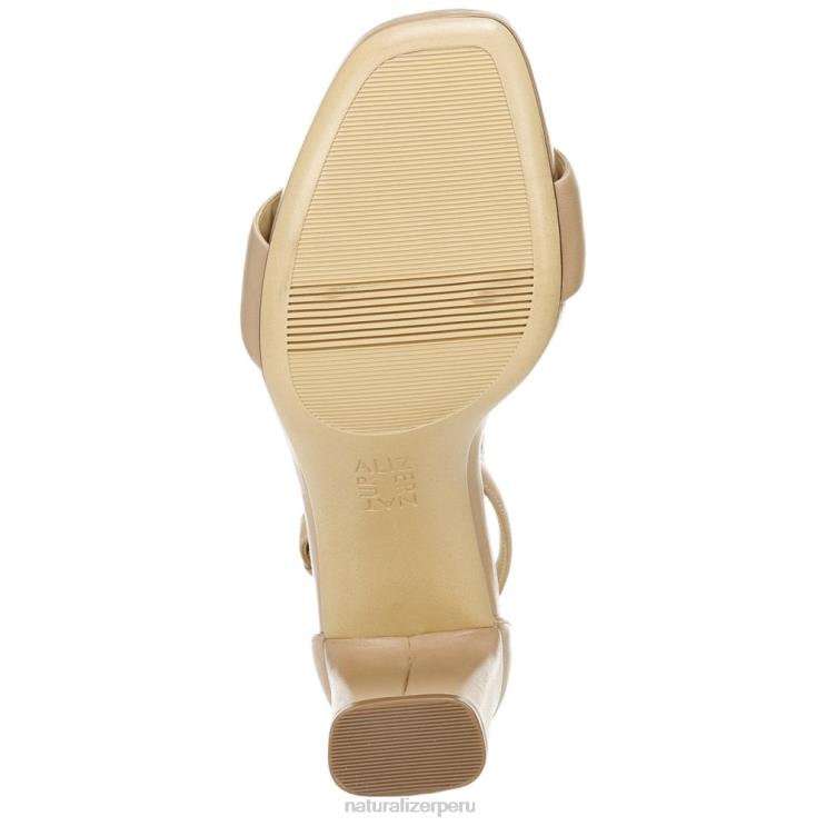 mujer Naturalizer crema brulée de cuero sandalia de vestir alegría RTZ4T68 - Imagen 7