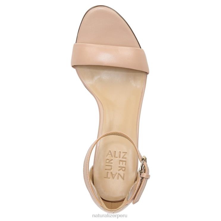 mujer Naturalizer crema brulée de cuero sandalia de vestir vera RTZ4T13 - Imagen 4