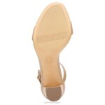 mujer Naturalizer crema brulée de cuero sandalia de vestir vera RTZ4T13 - Imagen 7