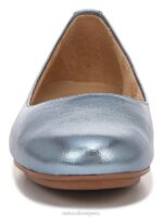 mujer Naturalizer cuero azul aire océano bailarinas maxwell RTZ4T190 - Imagen 5