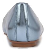 mujer Naturalizer cuero azul aire océano bailarinas maxwell RTZ4T190 - Imagen 6
