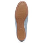 mujer Naturalizer cuero azul aire océano bailarinas maxwell RTZ4T190 - Imagen 7