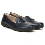 mujer Naturalizer cuero azul marino mocasín soul kentley RTZ4T423