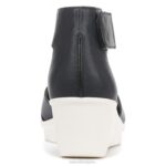 mujer Naturalizer cuero azul marino sandalia con cuña riviera RTZ4T158 - Imagen 6