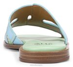 mujer Naturalizer cuero azul sandalia fama RTZ4T292 - Imagen 6