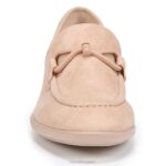 mujer Naturalizer cuero beige mocasines sin cordones Ravenna RTZ4T78 - Imagen 5