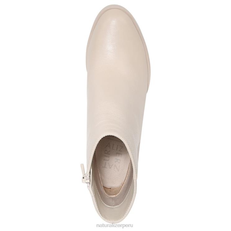 mujer Naturalizer cuero beige porcelana gen n alcance botín RTZ4T646 - Imagen 4