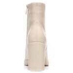 mujer Naturalizer cuero beige porcelana gen n alcance botín RTZ4T646 - Imagen 6