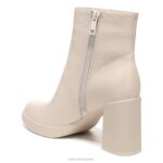 mujer Naturalizer cuero beige porcelana gen n alcance botín RTZ4T646 - Imagen 8