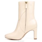 mujer Naturalizer cuero beige vainilla bota harlene RTZ4T634 - Imagen 3