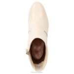 mujer Naturalizer cuero beige vainilla bota harlene RTZ4T634 - Imagen 4