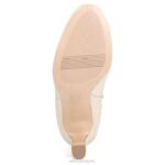 mujer Naturalizer cuero beige vainilla bota harlene RTZ4T634 - Imagen 7