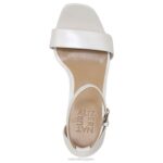 mujer Naturalizer cuero blanco sandalia de vestir alegría RTZ4T69 - Imagen 4