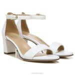 mujer Naturalizer cuero blanco sandalia de vestir vera RTZ4T16