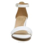 mujer Naturalizer cuero blanco sandalia de vestir vera RTZ4T16 - Imagen 5