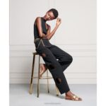 mujer Naturalizer cuero bronce sandalia fama RTZ4T289 - Imagen 8