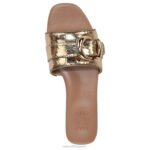 mujer Naturalizer cuero bronce sandalia santiago RTZ4T490 - Imagen 4