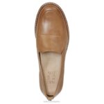 mujer Naturalizer cuero caramelo mocasines con suela dentada Darry RTZ4T165 - Imagen 4