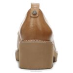 mujer Naturalizer cuero caramelo mocasines con suela dentada Darry RTZ4T165 - Imagen 6