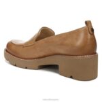 mujer Naturalizer cuero caramelo mocasines con suela dentada Darry RTZ4T165 - Imagen 8