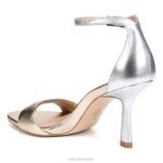 mujer Naturalizer cuero champán Sandalia vestir violeta 27 edit RTZ4T140 - Imagen 8