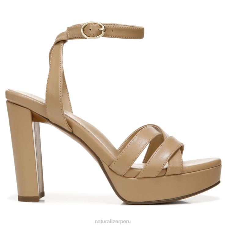 mujer Naturalizer cuero de abedul sandalia de vestir mallory RTZ4T493 - Imagen 2
