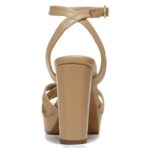 mujer Naturalizer cuero de abedul sandalia de vestir mallory RTZ4T493 - Imagen 6
