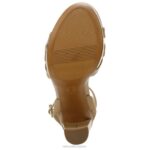 mujer Naturalizer cuero de abedul sandalia de vestir mallory RTZ4T493 - Imagen 7