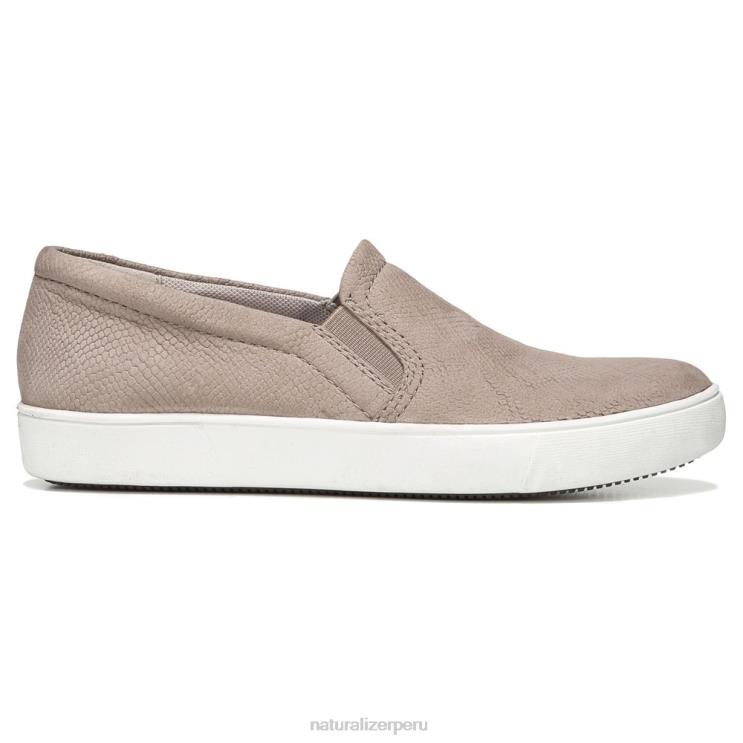 mujer Naturalizer cuero de avena marianne slip en la zapatilla de deporte RTZ4T514 - Imagen 2