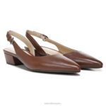 mujer Naturalizer cuero de cacao bancos puntiagudos planos RTZ4T85