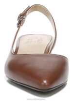 mujer Naturalizer cuero de cacao bancos puntiagudos planos RTZ4T85 - Imagen 5