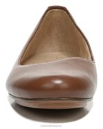 mujer Naturalizer cuero de nuez de brasil bailarinas maxwell RTZ4T176 - Imagen 4